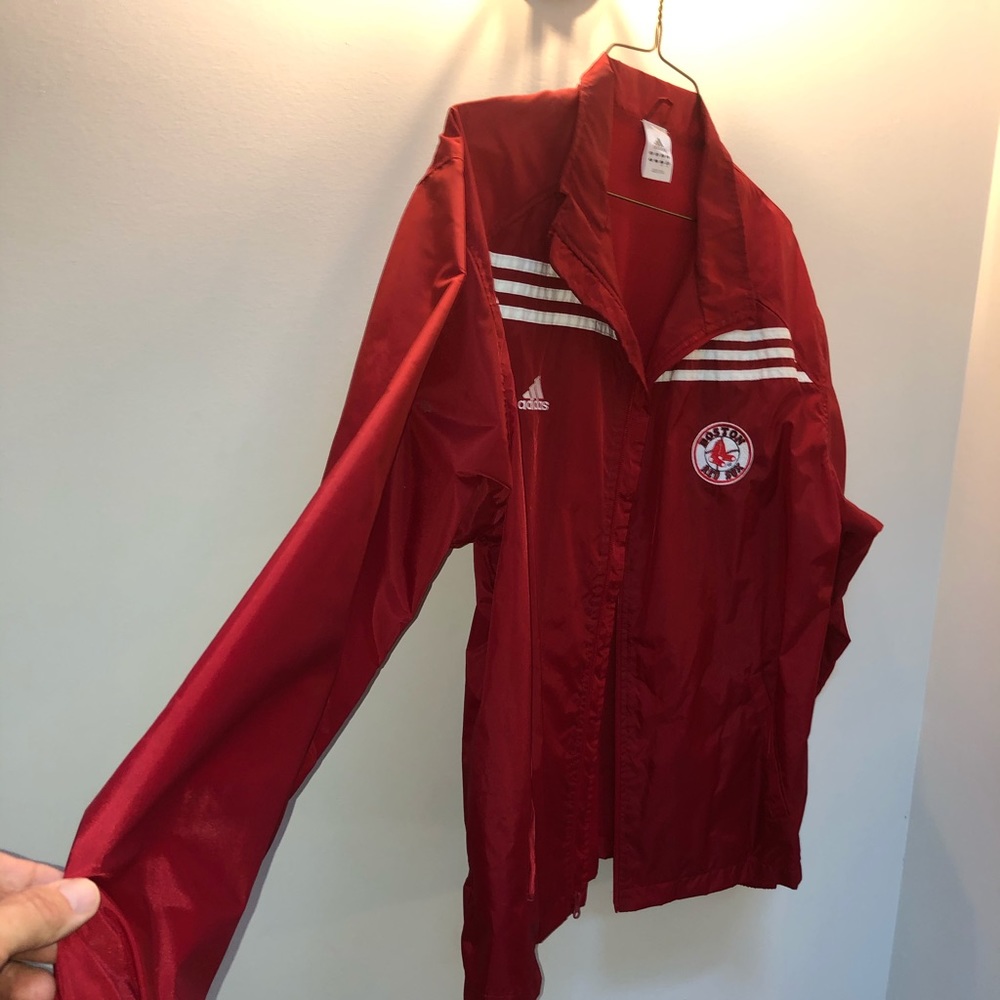 Adidas men’s Red Sox windbreaker - new - large